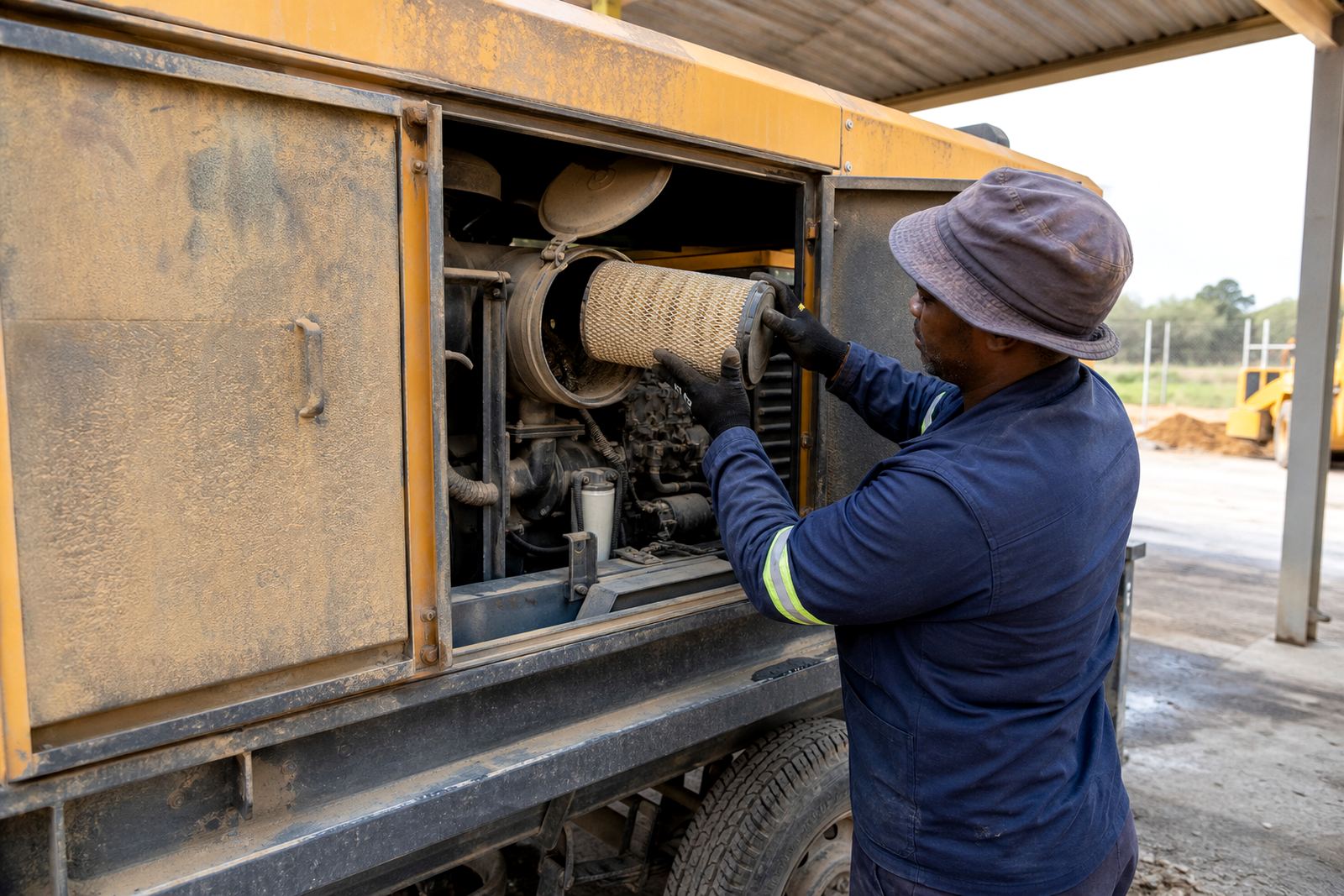 Dusty Site Servicing